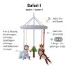 Gehäkeltes Baby-Mobile SAFARI 1 - Ein Spielzeug, 4 Funktionen