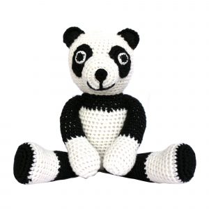 Gehäkeltes Kuscheltier Panda PANCHO