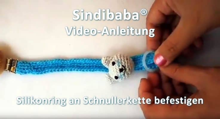 Schnuller mit Silikonring an Schnullerkette befestigen - Video-Cover-Bild