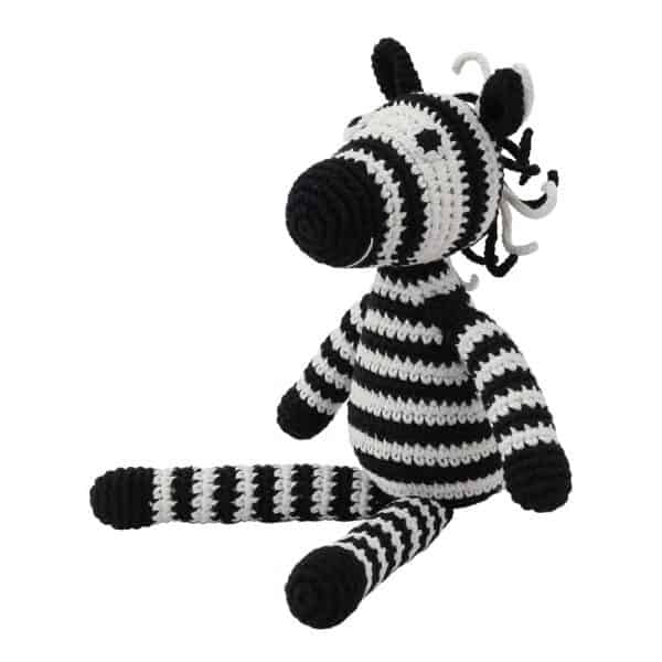 Crocheted Cuddly Toy Zebra STRIPEY | 12477