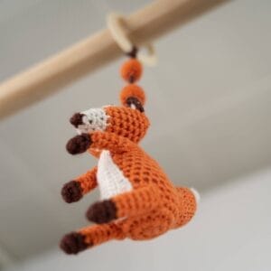 Babyspielzeug ab Geburt Fuchs - aus Sicht des Babys