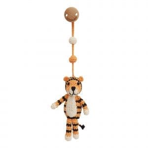 Gehäkelter Spielbogenanhänger Tiger TONI