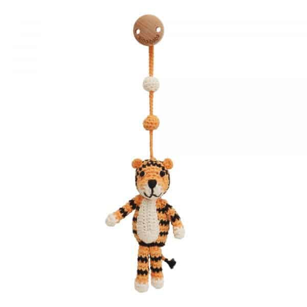 Gehäkelter Spielbogenanhänger Tiger TONI
