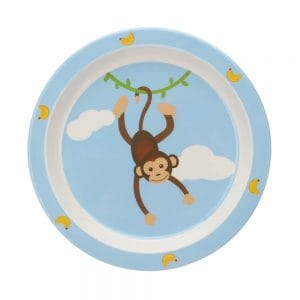 Children's plate with Monkey CHARLIE