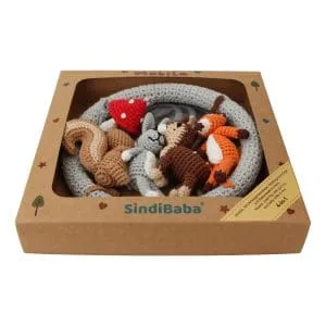 Gehäkeltes Baby-Mobile WALDTIERE 1 - Verpackung