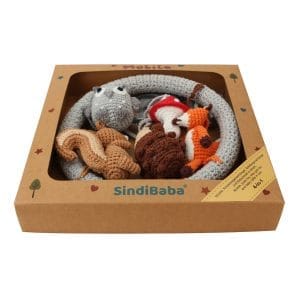 Gehäkeltes Baby-Mobile WALDTIERE 2 - Verpackung
