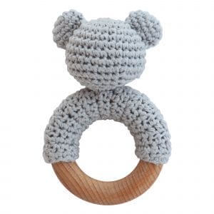 Gehäkelter Greifling Koala COCO - Rückseite