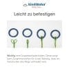 Infografik - Flex-Ringe sind leicht zu befestigen