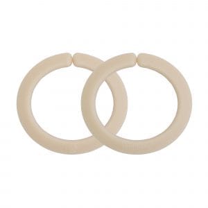 Spielzeug Befestigungsringe in Beige - 2er Set