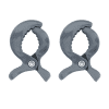 Spielzeug Befestigungsklammern in Grau - 2er Set