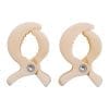 Spielzeug Befestigungsklammern in Beige - 2er Set