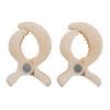 Spielzeug Befestigungsklammern in Beige - 2er Set - Rückseite
