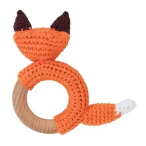 12554 - Gehäkelter Greifling Fuchs FRED Bio - Rückansicht