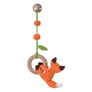 3in1 Hängespielzeug & Babyrassel Fuchs FRED (Bio) - hinten