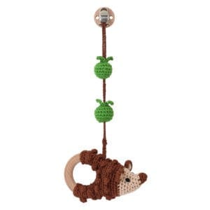 3in1 Hängespielzeug & Babyrassel Igel HARRY - hinten