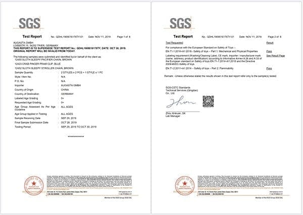 SGS Test Report
