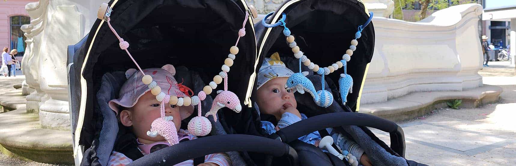 SindiBaba Kinderwagenketten mit Babys - Kategorie-Header