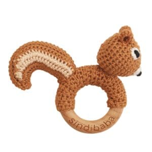 12557 - Gehäkelter Greifling Eichhörnchen NUTTY Bio