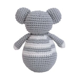 12558 - Gehäkeltes Stehaufmännchen Koala COCO Bio - hinten