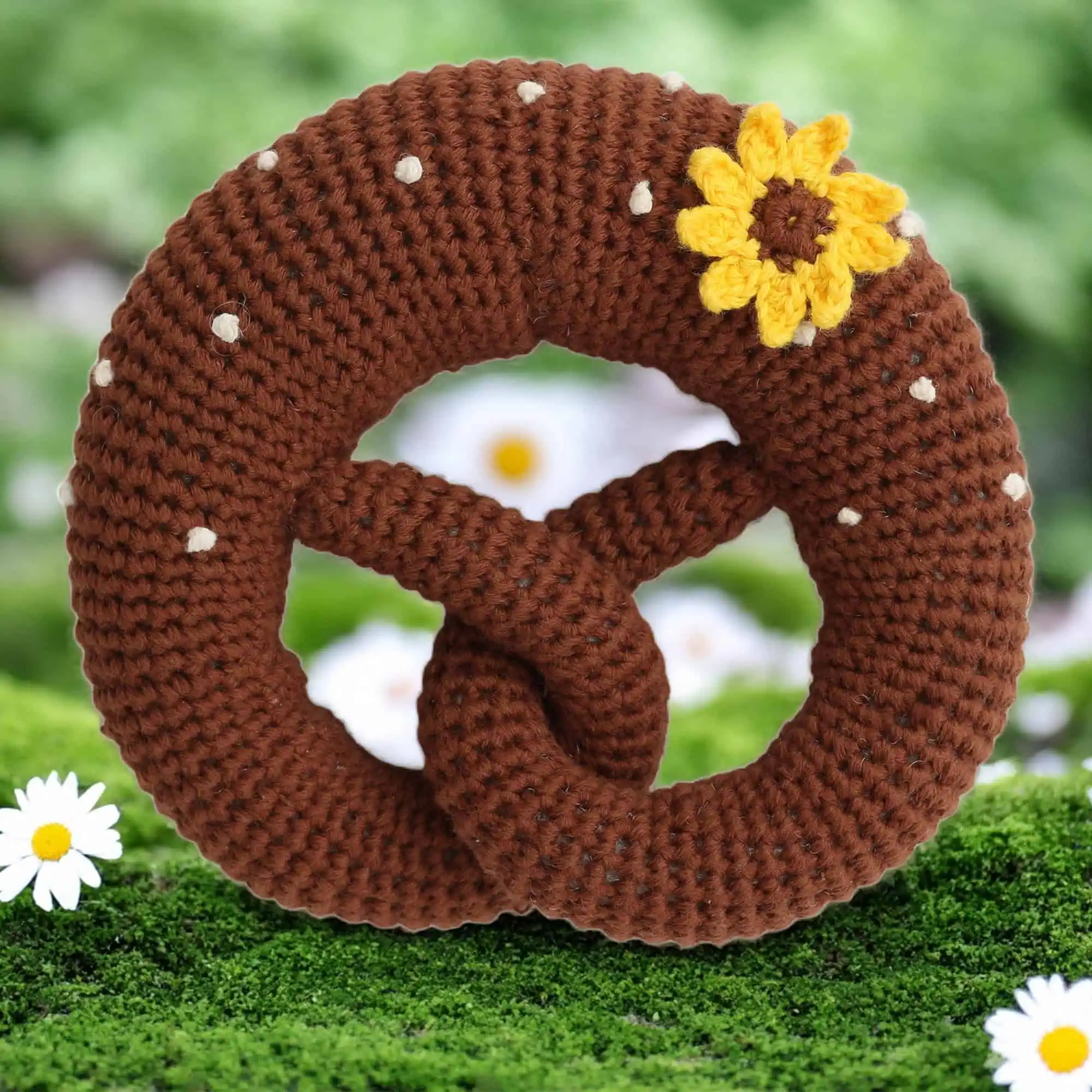 Babyrassel Brezel „Sonnenblume“ – Bild 4