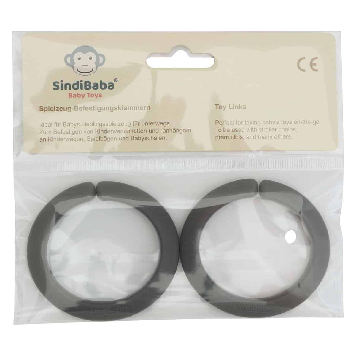 Attachment Rings in Gray – Set of Two – Bild 3